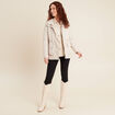 Parka à capuche sable femme