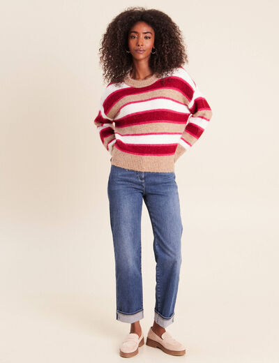 Pantalon magique l'unique denim double stone femme