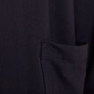 Veste droite réversible bleu foncé femme