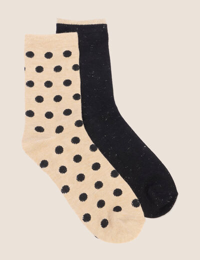 Lot de chaussettes noir femme