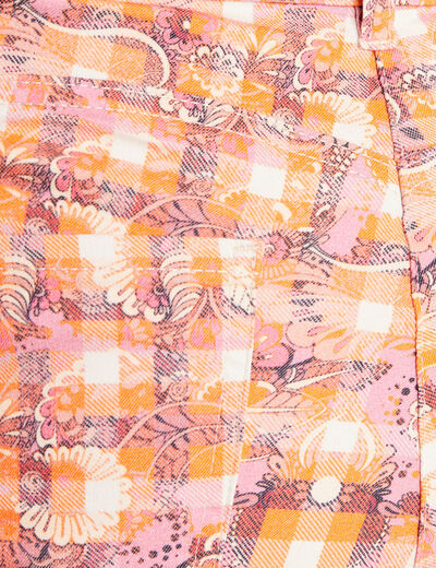 Pantalon magique Le L&eacute;ger coupe ajust&eacute;e orange femme