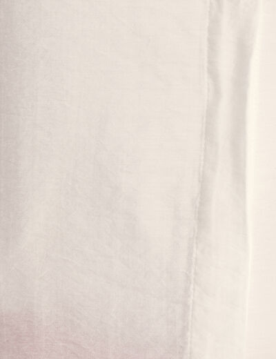 Chemise manches longues ecru femme