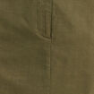 Robe ajustée manches courtes vert olive femme