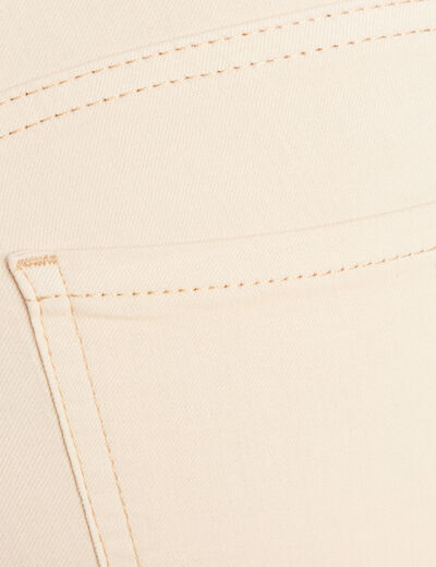 Pantalon magique Le L&eacute;ger coupe ajust&eacute;e ivoire femme