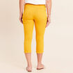 Pantacourt magique Le L&eacute;ger coupe droite jaune femme