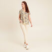 Blouse manches courtes vert femme