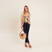 Blouse sans manches multicolore femme