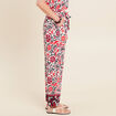 Pantalon flou blanc femme