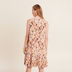 Robe &eacute;vas&eacute;e sans manches blanc femme