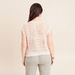 D&eacute;bardeur macram&eacute; ecru femme
