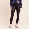 Pantalon magique Le L&eacute;ger enduit noir femme
