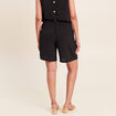 Bermuda noir femme