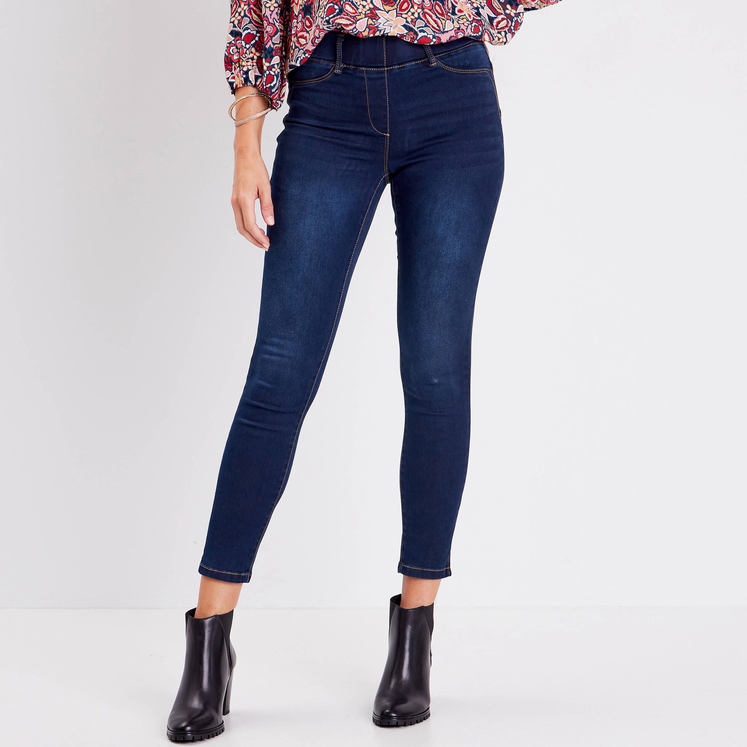 Jeans femme clearance bleu marine