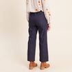 Jean cargo taille haute denim brut femme