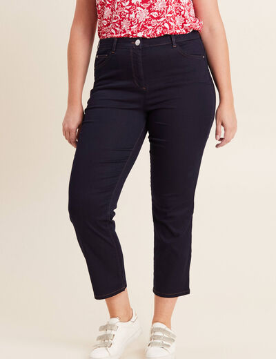 Jean magique Le L&eacute;ger coupe droite denim brut femme