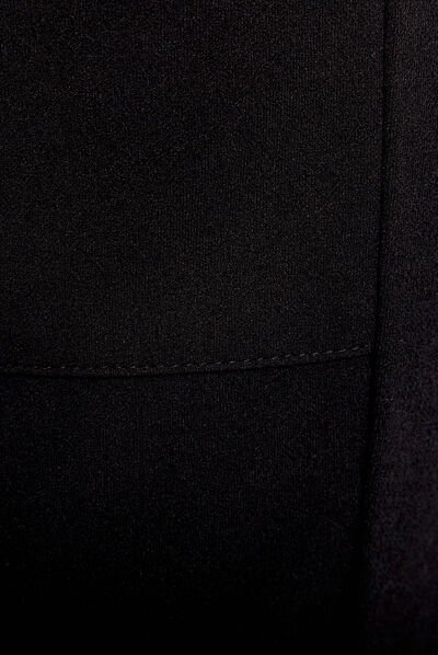 Pantalon cigarette 7/8ème noir femme