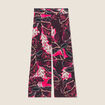 Pantalon flou large 7/8ème noir femme