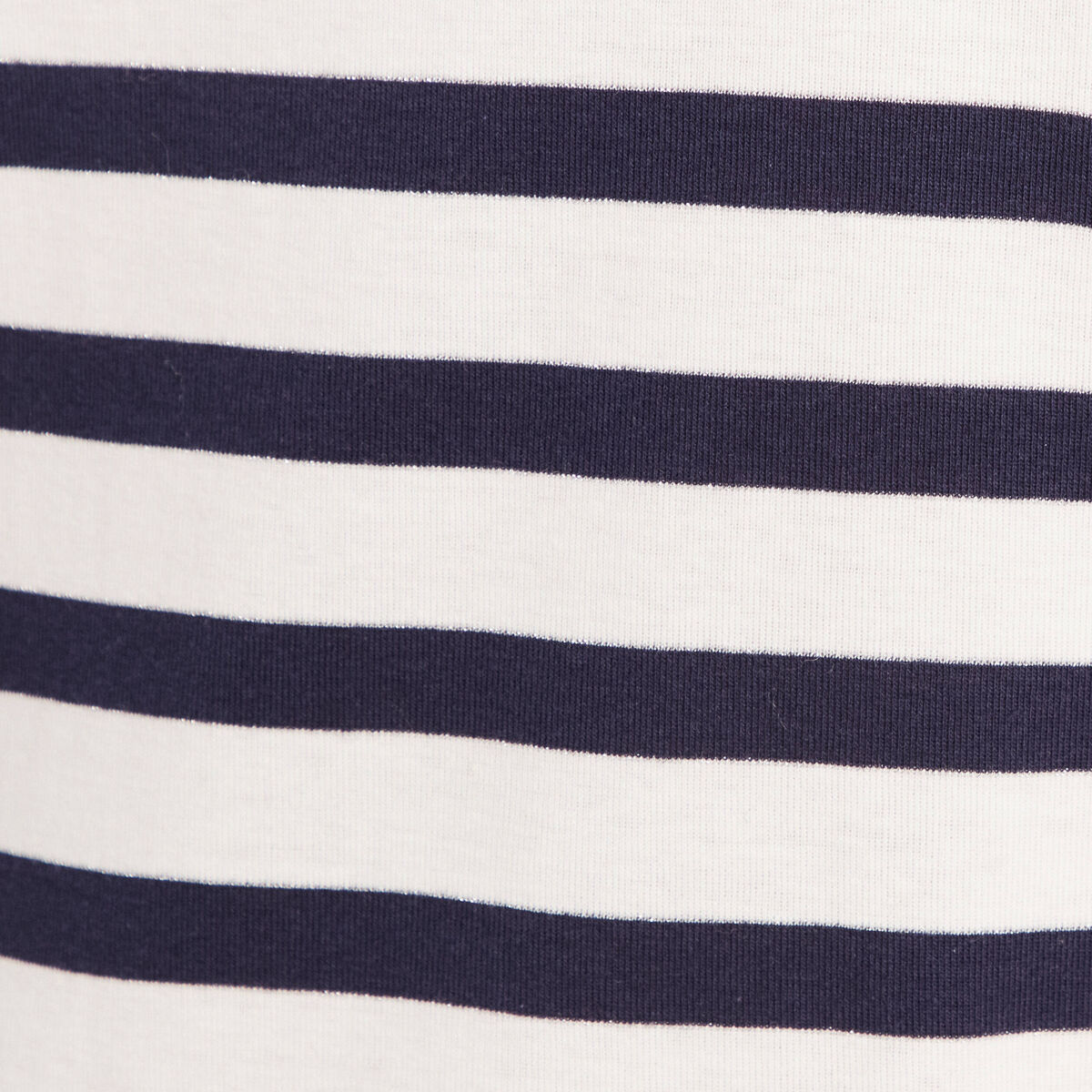 T-shirt col rond bleu marine femme