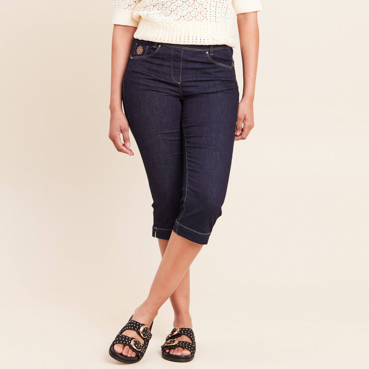 Jean denim brut femme