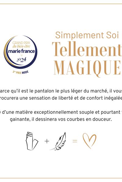 Pantalon léger taille standard 7/8ème vert kaki femme