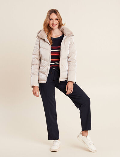 Pull manches longues multicolore femme
