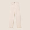 Pantalon magique Le L&eacute;ger coupe droite sable femme