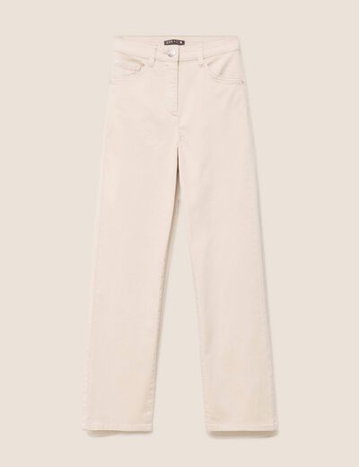 Pantalon magique Le L&eacute;ger coupe droite sable femme
