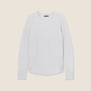 pull manches longues gris clair femme Pull manches longues gris clair femme