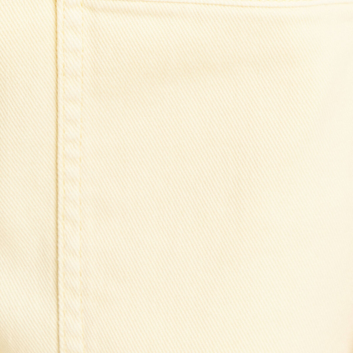 Jean large à coulisse jaune clair femme