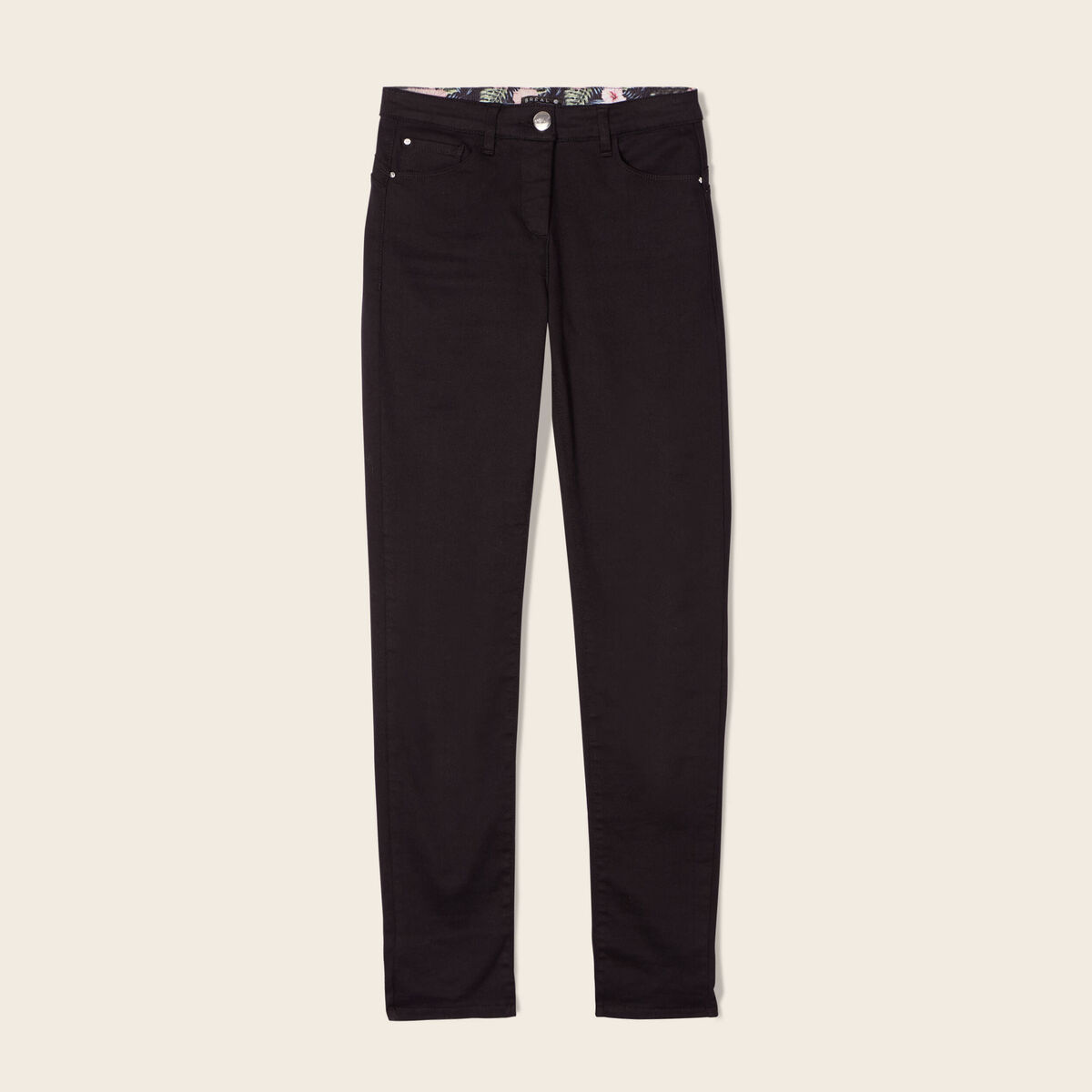 Jean magique ajusté taille standard noir femme