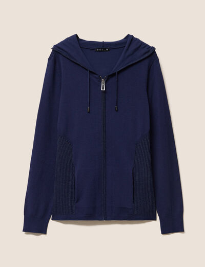 Pull bleu marine femme