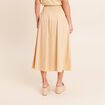 Jupe beige femme