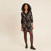 Robe droite réversible noir femme