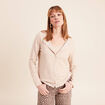 Ensemble doudou manches longues creme femme