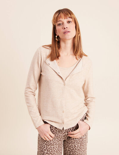 Ensemble doudou manches longues creme femme