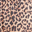 Pantalon flou taille haute sable femme