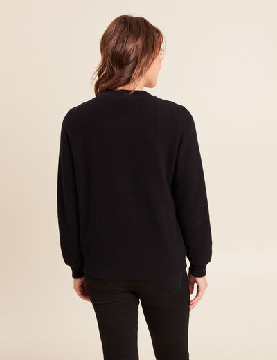 Gilet r&eacute;versible esprit bomber noir femme