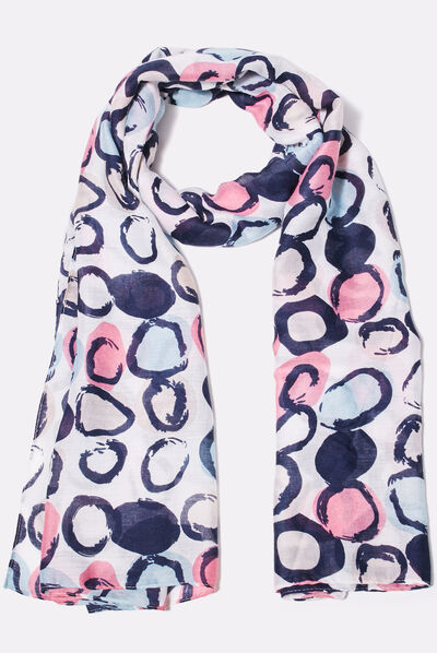 Foulard ecru femme