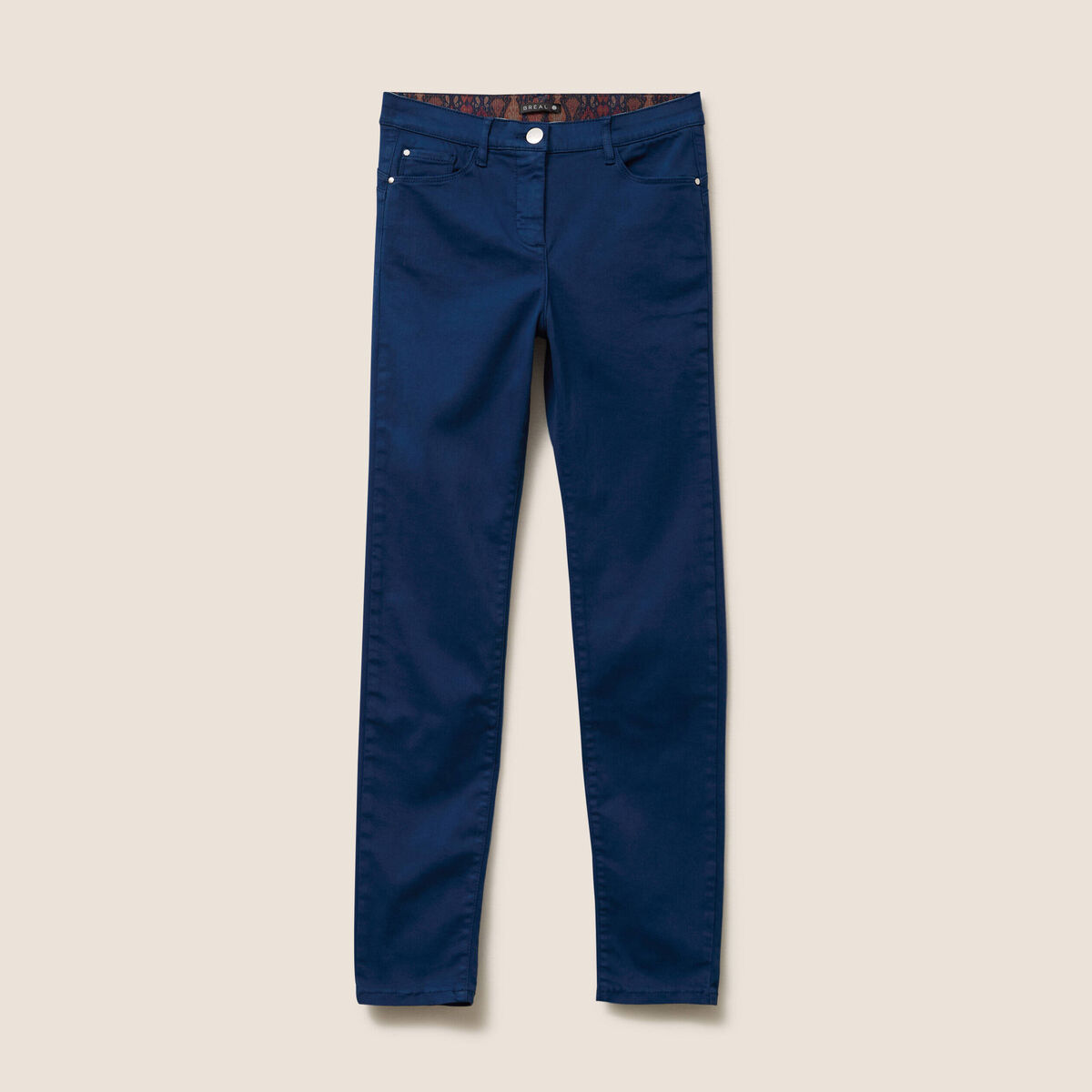 Jean magique L'Unique coupe ajust&eacute;e bleu marine femme