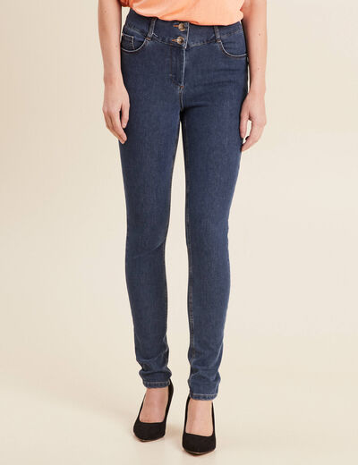Jean magique le sculptant slim stretch denim brut femme
