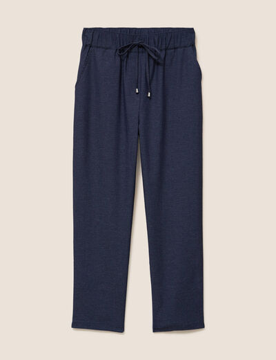 Jean boyfriend 7/8&egrave;me fluide denim brut femme