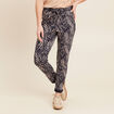 Pantalon jogging réversible bleu foncé femme