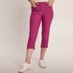 Pantacourt magique Le L&eacute;ger coupe droite rose fushia femme