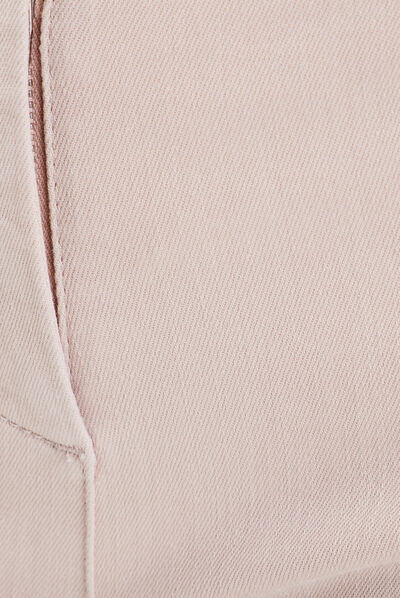 Jean magique ajusté taille standard rose poudrée femme