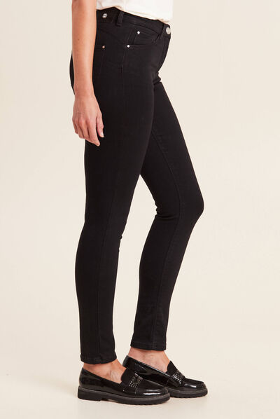 Pantalon chaud magique noir femme