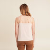 Débardeur thermo-douceur bretelles fines beige femme