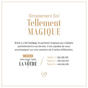 Jean magique ajusté taille standard marron cognac femme