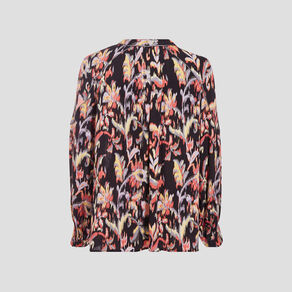 Blouse manches longues noir femme