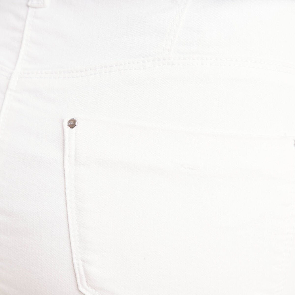 Jupe droite blanc femme