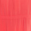 Robe droite courte avec lien rouge femme